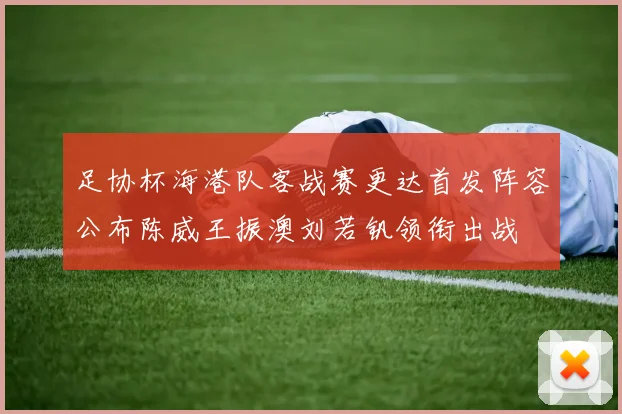 足协杯海港队客战赛更达首发阵容公布陈威王振澳刘若钒领衔出战